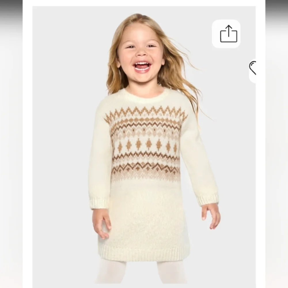 The Children's Place Girls' Big Sweater Dress. Size XXL